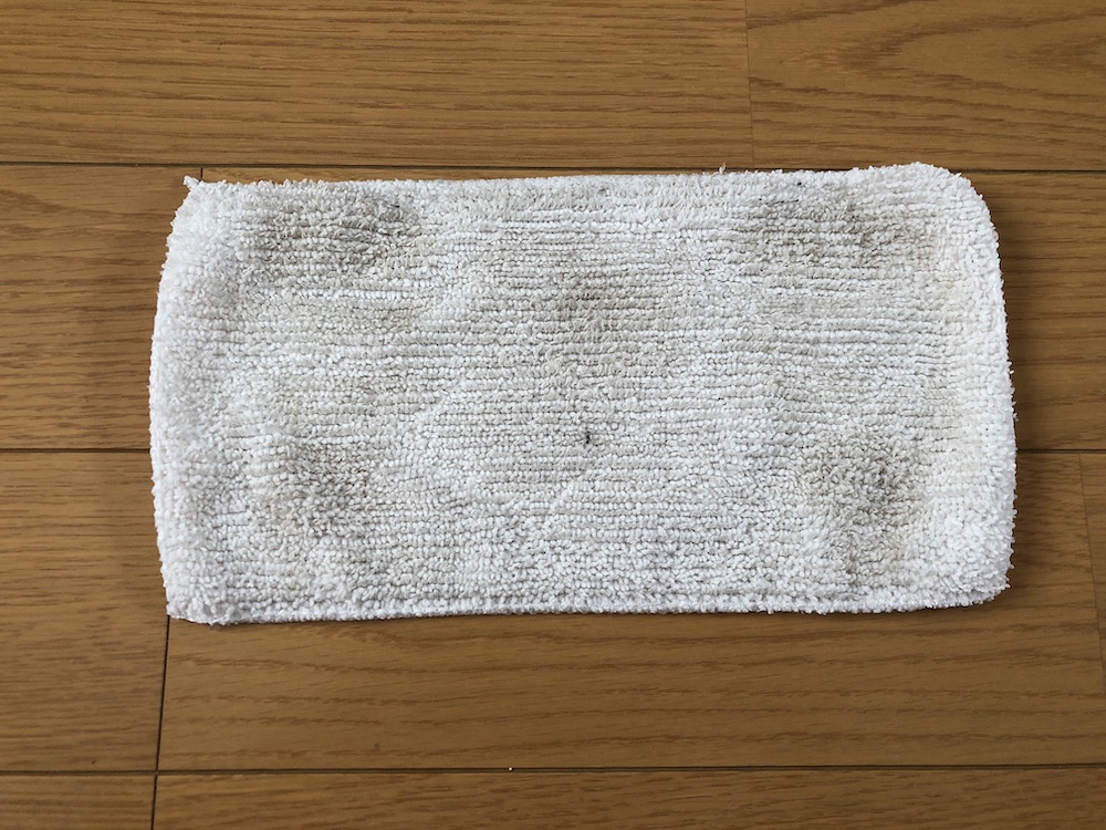 お掃除後モップ